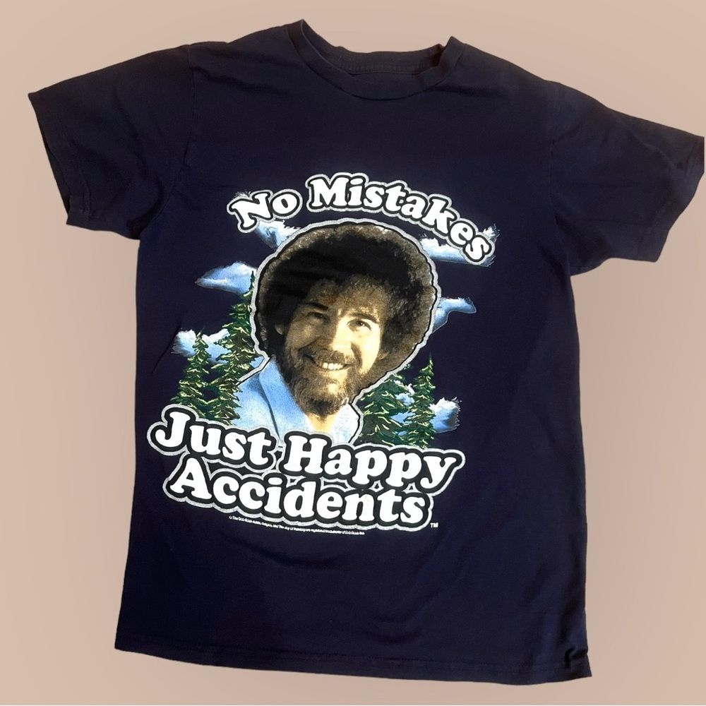 Bob Ross T-shirt - size S
